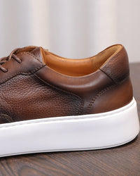 Torino Pebble-Grain låga sneakers