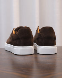 Softey Suede Low Sneakers - brun